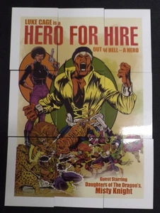 LUKE CAGE HERO FOR HIRE WARRIORS OF KUNG FU POSTER PUZZLE 2012 MARVEL BRONZE AGE - Picture 1 of 2