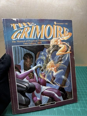 Shadowrun The Grimoire Sourcebook 7106 | 1990 Softcover RPG - Image 1 of 4