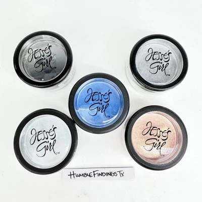 5x Vintage Jesse's Girl Eye Dust Metallic Eyeshadow Lot of 5 Blackstar Baby Blue - Image 1 of 4