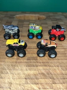 Mattel Monster Jam Mighty Minis Micro Monster Trucks Lot of 5 - Picture 1 of 11
