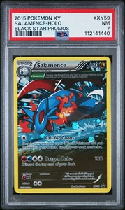 2015 POKEMON XY BLACK STAR PROMOS SALAMENCE #XY59 HOLO PSA 7 NM #112141440 - Picture 1 of 2