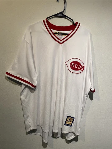 Cincinnati Reds Johnny Bench Cooperstown Collection Style Majestic Jersey Sz.XXL Cover