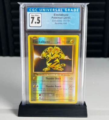 CGC Stand Espositore Carte Gradate Card Grading Pokemon Magic Nero