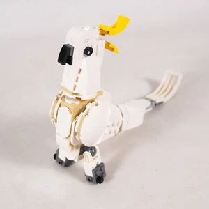 Lego Kakadu Papagei Vogel Gebäude Stein Modell Tier Spielzeug Sammlerstück Statue - Bild 1 von 9