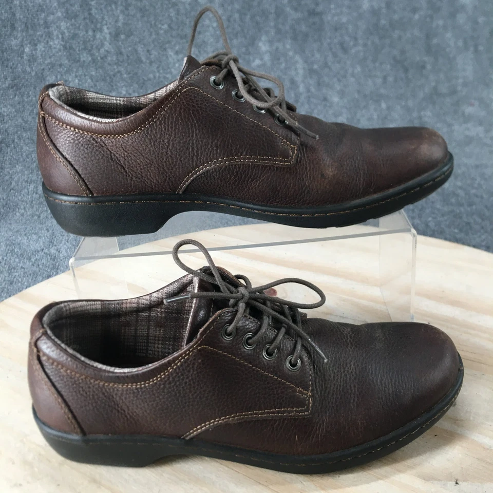 Eastland Zapatos Mujer 8.5 M Alexis Informales Oxford Cuero Marrón Punta Redonda Baja Foto 1 de 4