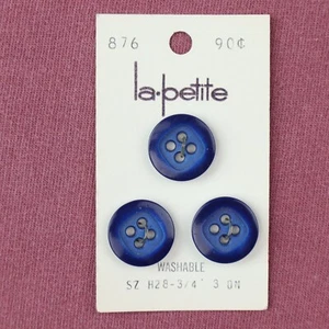 Vintage La Petite Buttons Size H28 3/4" Clothing Project Sewing Original Card - Picture 1 of 7