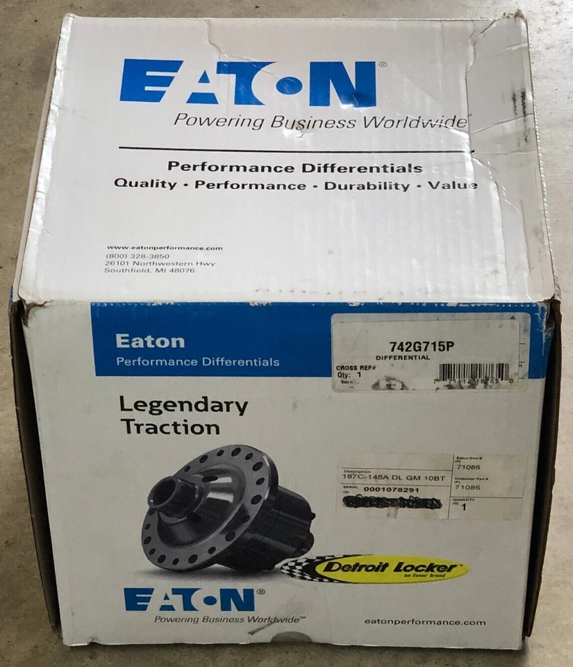 EATON DETROIT LOCKER 71086 DIFFERENTIAL 30 SPLINE FITS GM 8.5" OR 8.6" REAR END Foto 1 de 4
