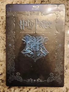 Harry Potter Complete Collection Jumbo STEELBOOK Embossed (Blu-ray, Spain) - Foto 1 di 11