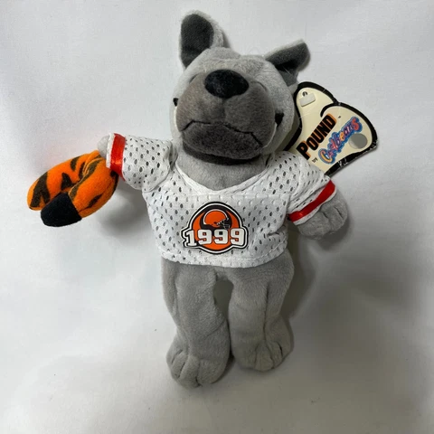 VINTAGE CLEVELAND BROWNS BURGER KING DAWG POUND PLUSH DOG 1999 TD BY COOL BEANS Cover
