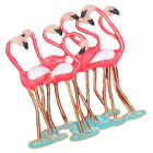  Breastpin Flamingo rosa Brosche Korsage tägliche Kleidung Boutonniere Blumen Revers