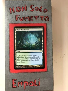 MTG FORESTA PLUVIALE NEBBIOSA - MISTY RAINFOREST - #2 - INGLESE - ZENDIKAR - Foto 1 di 2