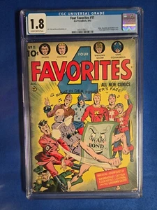 Four Favorites #11 08/43 CGC 1.8 - Foto 1 di 2