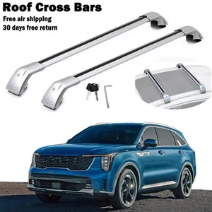 Cross Bars Fit For Kia Sorento MQ4 2021-2025 Cargo Bar Luggage Carrier Crossbars - Picture 1 of 13