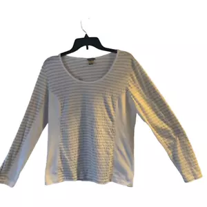 Gebrauchtes Damen Eddie Bauer Langarmshirt gestreift Gr. Lg modisch Comfo - Bild 1 von 14