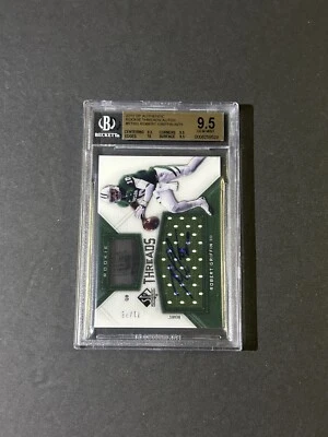 (BGS 9.5) 2012 SP Authentic Robert Griffin III Rookie Threads Auto Card #/75 - Image 1 of 2