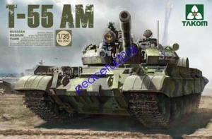 Kit modelo de montaje de tanque medio ruso Takom 1/35 2041 T-55 AM - Imagen 1 de 3