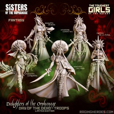 Raging HeroesDaughters of the Orphanage Day of the Dead Troops Fantasy Females - Image 1 of 3