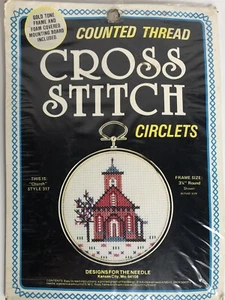 Designs for the Needle Cross Stitch Kit Circlet “Church” Style 317 Vintage - Picture 1 of 3