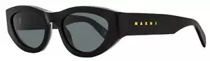Marni Rainbow Mountains Katzenauge Sonnenbrille BMO schwarz 52 mm - Bild 1 von 2
