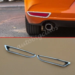 Para Mazda3 Sedán 2019-2023 Cromo Luz Antiniebla Parachoques Cubierta Tapicería Accesorios - Imagen 1 de 7