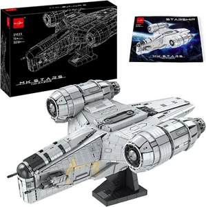 RETIRED Mould King Starship Razor Crest Spaceship Star Plan UCS Collectible Toy - Picture 1 of 8