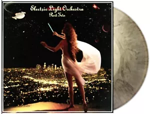 E.L.O. LP Electric Light Orchestra Part Two GREY MARBLED CLEAR VINYL Limited Edn - Picture 1 of 5