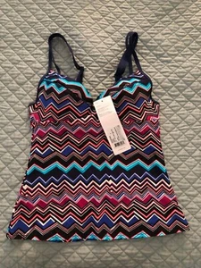 Lole Women’s Argentina Push Up Tankini Multicolor Built-in Bra Size Small - Picture 1 of 7