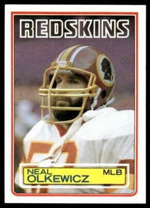 1983 Topps Neal Olkewicz RC Washington Redskins #196 - Picture 1 of 2