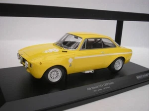 ALFA ROMEO GTA 1300 JUNIOR 1971 GELB 1/18 MINICHAMPS 155120024 NEU - Bild 1 von 7