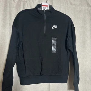 Nike Girls Sportswear Club Fleece Pullover - DQ9125-010- Size L - Picture 1 of 6