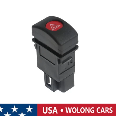 Emergency Warning Hazard Switch Button Black Fit for 95-07GMC W4500 Forward - Image 1 of 4