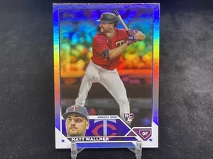 MATT WALLNER 2023 TOPPS SERIES 2 #448 ROOKIE RAINBOW FOIL PARALLEL / TWINS - Picture 1 of 2