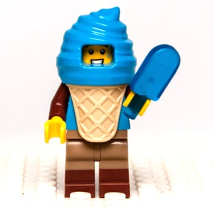 New Lego BAM 2023 Q2 Minifigure Blue Ice Cream Costume w/ Lolly - Picture 1 of 8