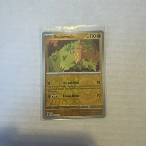 Reverse Holo Sudowoodo 109/193 Uncommon SV02: Paldea Evolved Pokemon TCG - Picture 1 of 1