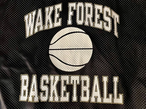 Vintage Champion Wake Forest Demon Deacons NCAA Basketball Practice Jersey Large Cover