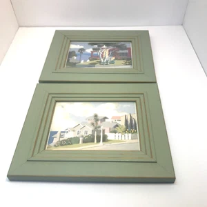 William Buffet Meereslandschaft Drucke Pier One Imports 2er Set beruhigende Aussicht - Bild 1 von 15