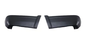Fit For 1997-2001 Jeep Cherokee Rear Bumper End Cap Spoiler Smooth Black 2pc/set - Picture 1 of 6