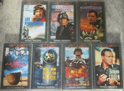 FOX Kriegsfilm Video Sammlung - 7 VHS/Marlon Brando/Gregory Peck/Frank Sinatra - Bild 1 von 3