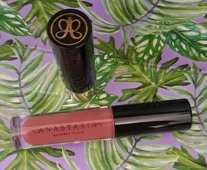 Anastasia Beverly Hills Vintage LipGloss & Pink Champagne Matte Lipstick Travel. - Picture 1 of 8