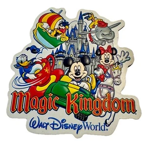 Vintage Walt Disney World Magic Kingdom Dumbo Kühlschrankmagnet Souvenir WDW Schloss RAR - Bild 1 von 9