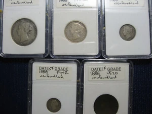1888 Newfoundland coin set - Picture 1 of 6