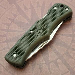 Imperial Apex Ducks Unlimited Lockback Knife Ireland Army Green Zytel Handles SS - Picture 1 of 5