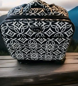 Vera Bradley On a Roll Bag Rolling Luggage Suitcase - Barcelona Pattern - Picture 1 of 10