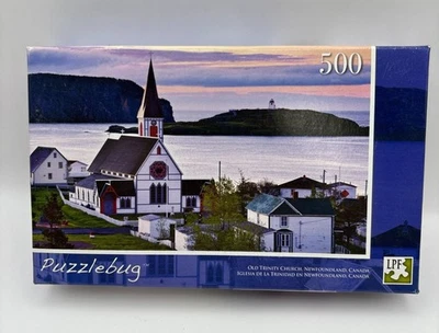 Puzzlebug Old Trinity Church Jigsaw Puzzle 500 Piece Newfoundland Canada NEW - Image 1 of 4