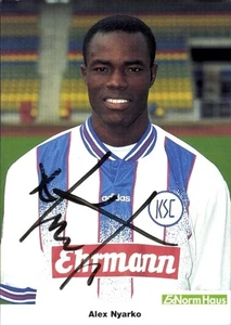 Autogrammkarte Fußballer Alex Nyarko, Karlsruher SC, Autogramm - 11411604 - Bild 1 von 2