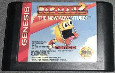 Pac-Man 2 The New Adventures~Sega Genesis~Cartridge Only~Tested~#J437 - Image 1 of 2