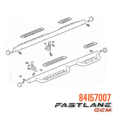 2015-2022 GMC CANYON, CHEVROLET COLORADO ПОДНОЖКА ШАГ НОВЫЙ OEM 84157007 - Изображение 1 из 4