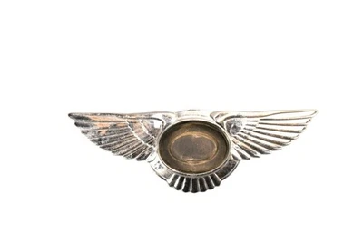 03-12 Bentley Continental GTC GT Front Grille Badge Emblem 3W0853621A OEM - Image 1 of 4