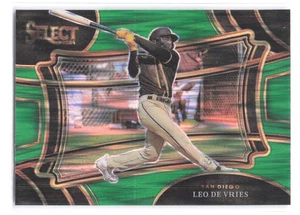 2024 Panini Select #88 Leo De Vries Green Flash Prizms Diamond Level - Bild 1 von 2