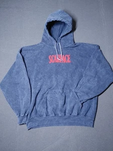 Vintage Scarface Hoodie Gr. M Large Back Print Faded Blue. - Bild 1 von 11